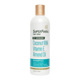Superfoods Get Drenched Coconut Milk Vitamin E Almond Oil Shampoo 355ml saffronskins.com™